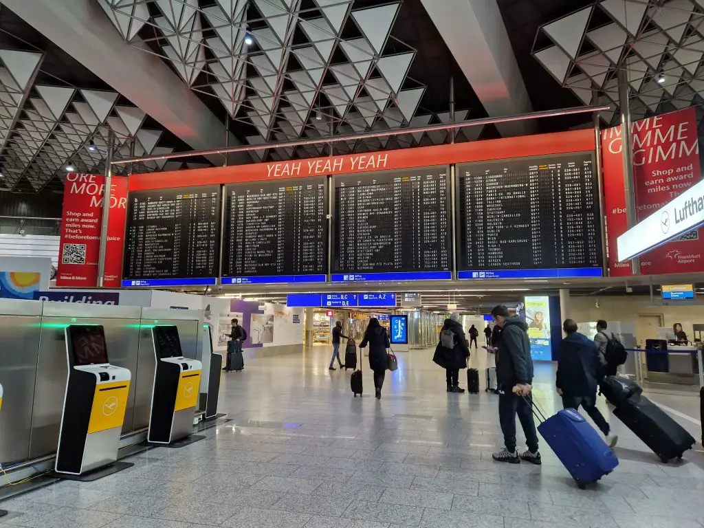 Inside Frankfurt Airport